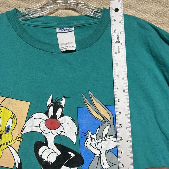 Vintage Sylvester & Co TShirt One Size Warner Bros Looney Tunes Night Sleep 1996 - Picture 7 of 10